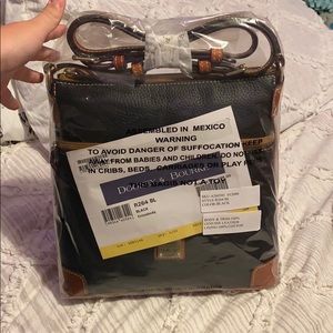 Brand New Black Dooney & Bourke Crossbody With Tag